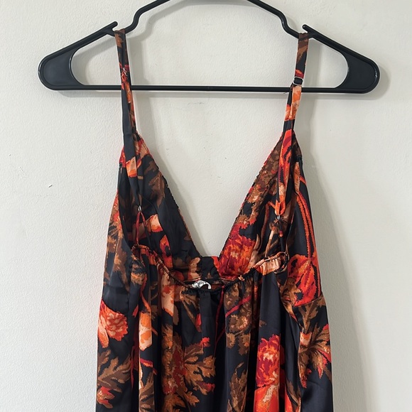 Free People Intimately Midnight Milan Slip Dress Size Large - Picture 6 of 11